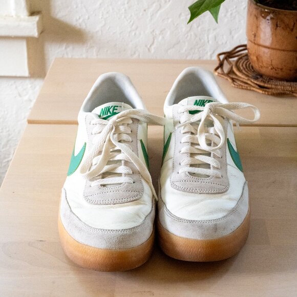 Nike Killshot 2 Leather Men's White and Green Sneakers with Gum Sole Size 11 - Picture 7 of 9
